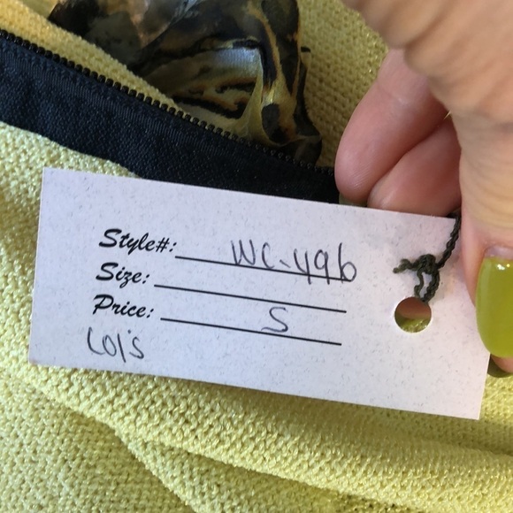 Elaris Designs Cardigan Hand Loomed Leopard Print Collar Front Zipper Size Small - Picture 12 of 13